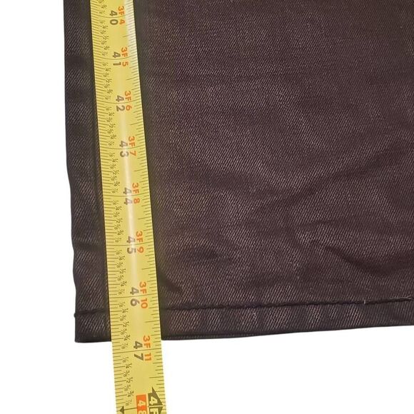 COOGI Mens Sz 40x35 Black Dark Wash Baggy Jeans Hip Hop Y2K Embroidered Pockets - Picture 13 of 14